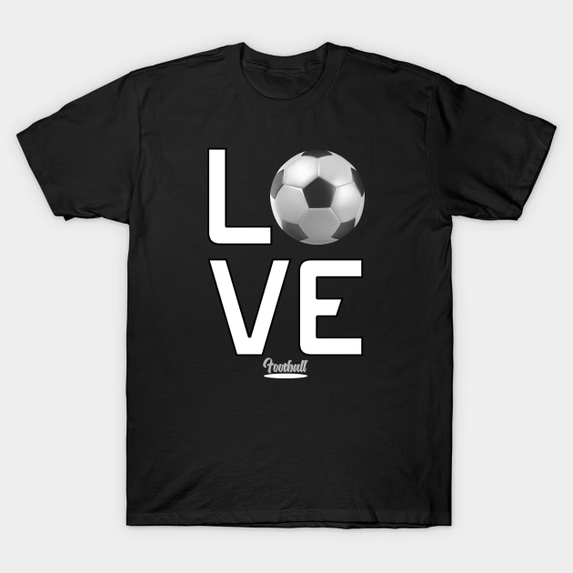 Love Football Player Football Coach Cool Football Themed T-Shirt by Easy Life